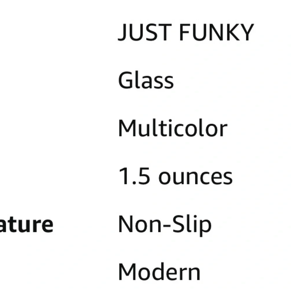 ABC Just Funky Goden Girls Mini Glass Set - Multicolor